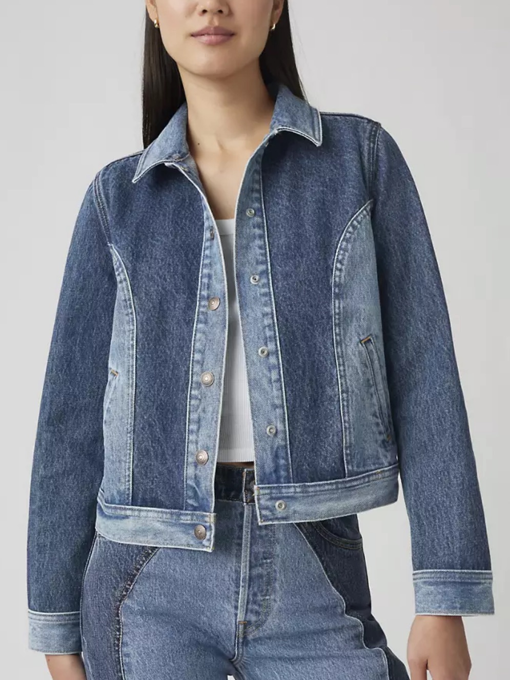 Levi’s Premium Slim Western Trucker Denim Jacket